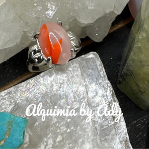 Alquimia by Ady Silver and Orange Ring